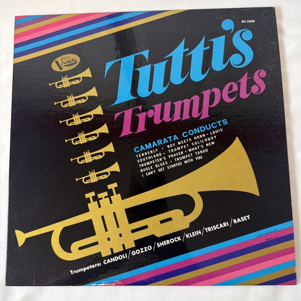 Tutti's Trumpets by Tutti Camarata LP Vinyl Record Album BV 3308